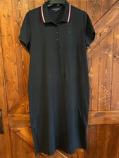 Womens Tommy Hilfiger Navy Blue XL Polo Dress