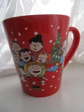 Charlie Brown Christmas Red Coffee MUG Zak Designs Peanuts Snoopy 10oz