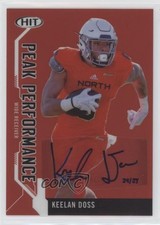 2019 Sage Hit Premier Draft Peak Performance Red 24/25 Keelan Doss Auto 0c3