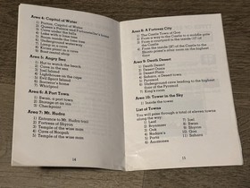 Crystalis Instruction Manual Booklet Only Nintendo Nes Authentic