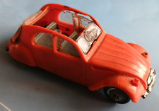 Norev #56 France plastique Citroen 2CV luxe décapotable car miniature 1/43 épave