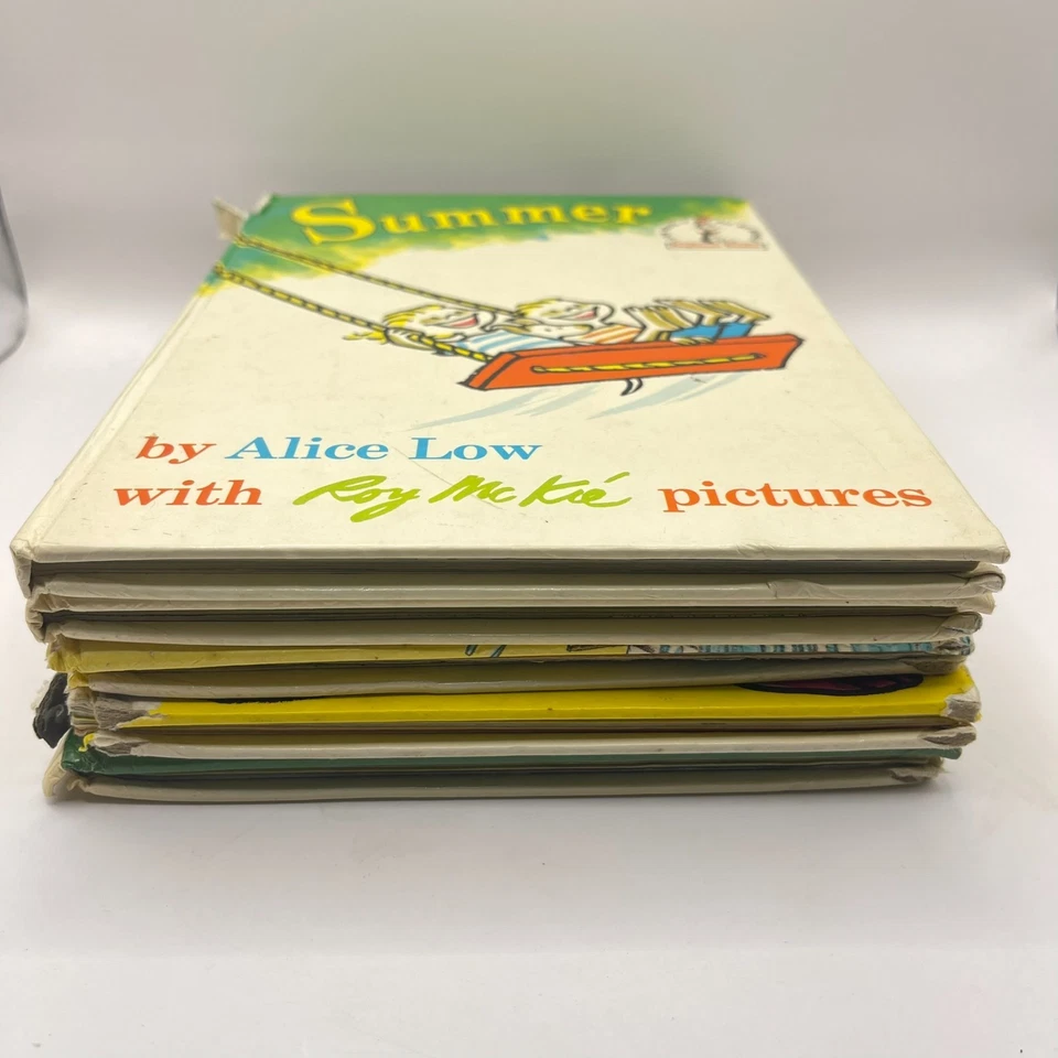 Dr Suess Beginner Vintage Books x 5.  Damaged spines, early editions 1960s - image 4 of 4
