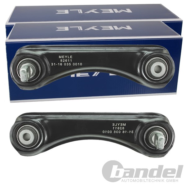 2X Meyle Querlenker Satz Hinterachse Oben Passend FÜR Honda Civic CR-V Crx-image