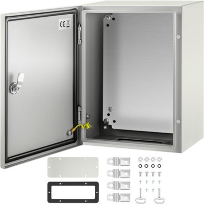 16x12x8'' Carbon Steel Electrical Enclosure IP65 Wall Mount Junction Box
