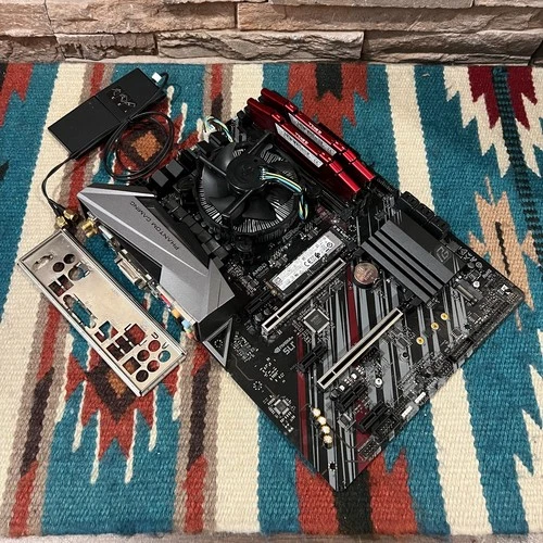 ASROCK Z390 PHANTOM GAMING WIFI ATX Motherboard Combo! i7-8700 •32GB •256SSD W11