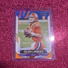 Panini 2021 Score Trevor Lawrence Clemson Tigers Rookie Football Card #301. rookie card picture