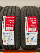 1x 195/45R16 BUDGET TYRES BRAND NEW 2025 DOT CODES! 1954516 195/45/16 195 45 16