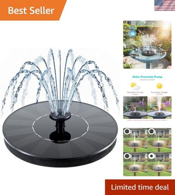 Automatic 1.4W Solar Bird Bath Fountain Pump - Eco-Friendly Water Decor