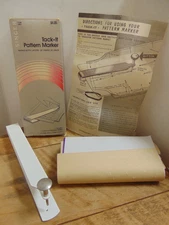 Vtg Singer "Tack It" Pattern Marker w/ Instructions & Tracing Paper