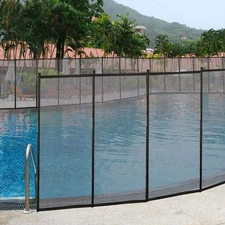 In-Ground Swimming Pool Safety Fence Section Accidental Drowning Prevent 4'x12'