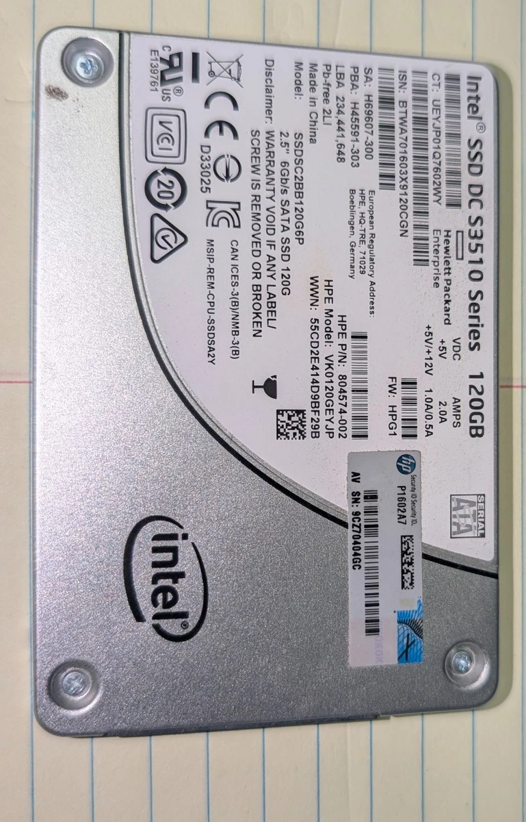 Intel 120 GB Solid State Drives for sale | eBay
