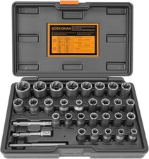 Upgrade Bolt Extractor Kit 32 Piece Stripped Bolt Extractor Socket Set