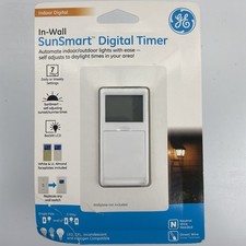 GE SunSmart In-Wall Digital Timer Switch 3278...