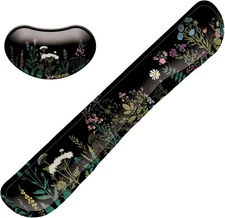 Keyboard Wrist Rest Mouse Wrist Support Set, Memory Foam Wrist Rest Pad for Comp