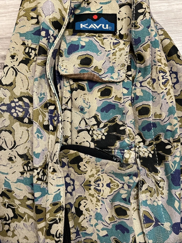Bolso Bandolera Cuerda KAVU “Medianoche Floral” Foto 3 de 4