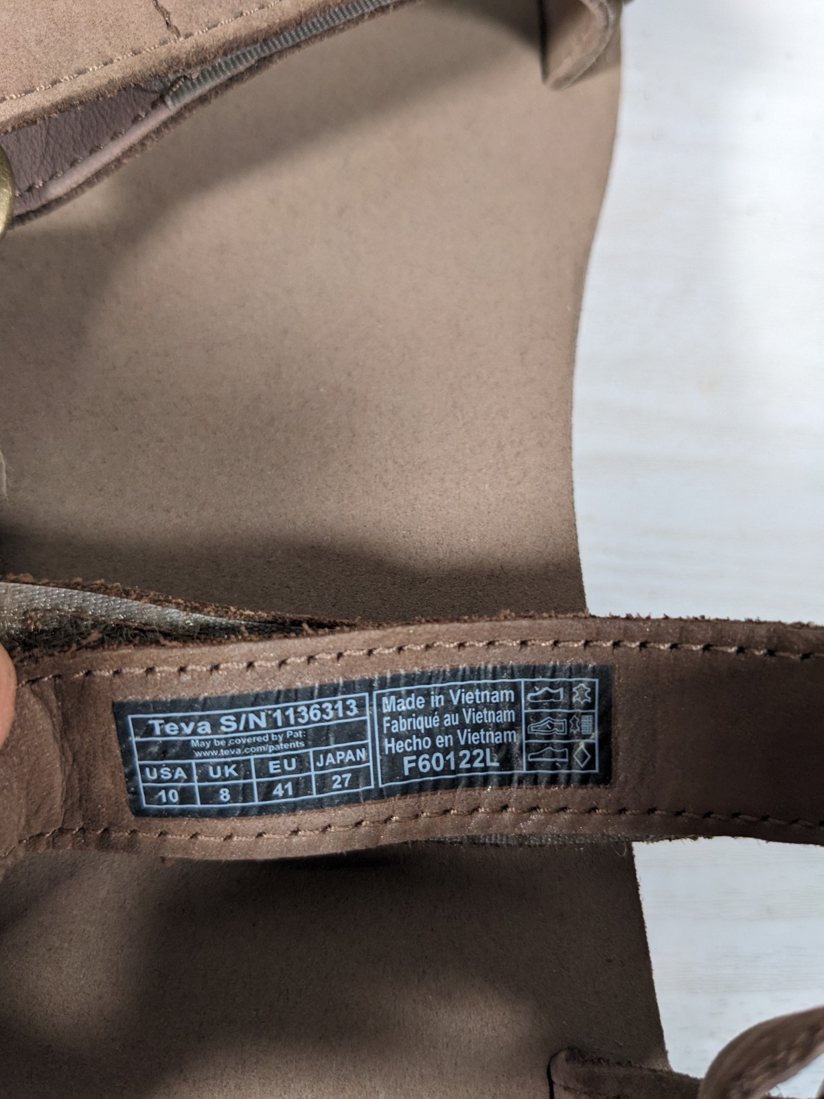 Teva Brown Flatform Universal Interweave Sandals … - image 7