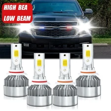 For Chevrolet Suburban 2500 2000-2006 LED Headlight High Low Beam Bulbs Kit