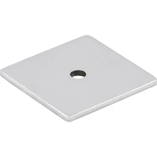 Top Knobs TK95PC Square Backplate 1 1/4" Polished Chrome