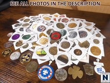Boy Scouts BSA Tokens Medals Keys Lot Vintage So Called Dollars 60s (JS)