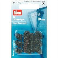 AnnäH-DruckknöPfe KST Schwarz 10 Mm