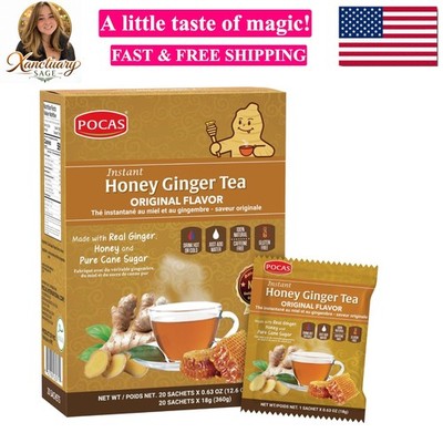 Honey Ginger Tea, , Instant Powder 20 Pack