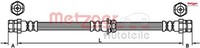 Metzger 4110435 Bremsschlauch Vorderachse Vorne FüR Audi FüR Seat FüR VW