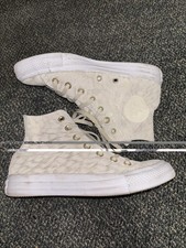 Converse Chuck Taylor All Star High Top Leather Gold Metallic US 6.5 Women