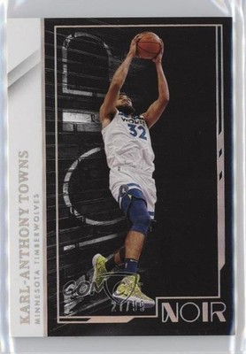 2021 Panini Noir Association Edition Holo Silver /35 Karl-Anthony Towns #32 uk2