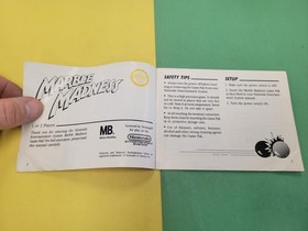 Marble Madness Nintendo NES Instruction Manual Booklet ONLY