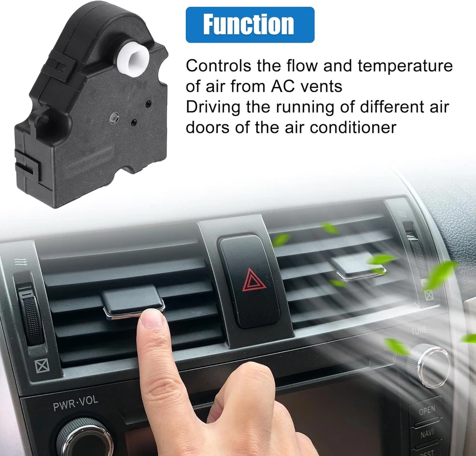 Mezcla de calentador de actuador de puerta de aire HVAC para Chevy Silverado Tahoe No.89018365 2 un. Foto 4 de 4