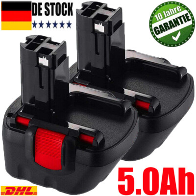 2X Original Akku 12V Für Bosch BAT043 BAT045 2607335262 PSR 12VE-2 GSR 4800mAh