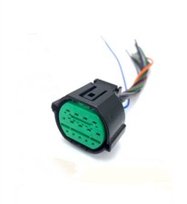 For Genesis G90 2019-2021 14-Way Full LED Headlight Connector Pigtail Plug 