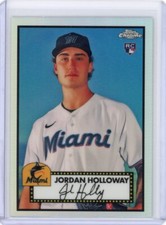 2021 Topps Chrome Platinum Anniversary Jordan Holloway Rookie RC Refractor
