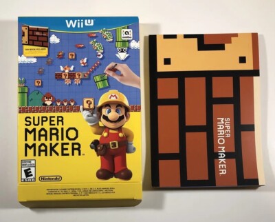 OUTER BOX & IDEA BOOK ONLY! Super Mario Maker (Nintendo Wii U) READ -SHIPS BOXED