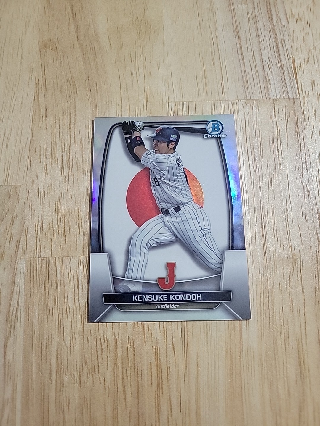 2023 Bowman Chrome WBC KENSUKE KONDOH Flag Refractor /499 #WBC-53 Japan SP