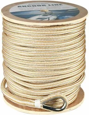 Amarine Made 1/2" x 300' Double Braid Nylon Rope Dock Line Anchor Line Dock Line