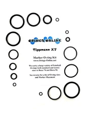 Tippmann X7 Paintball Marker O-ring Oring Kit x 4 rebuilds / kits