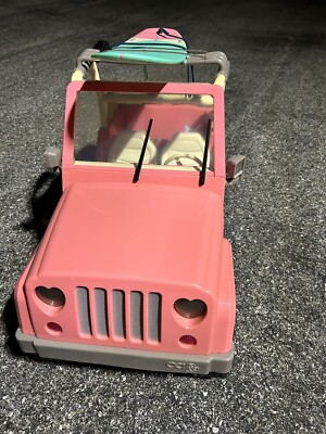 Our Generation OG Pink Off Roader 4x4 With Electronics & Surfboard