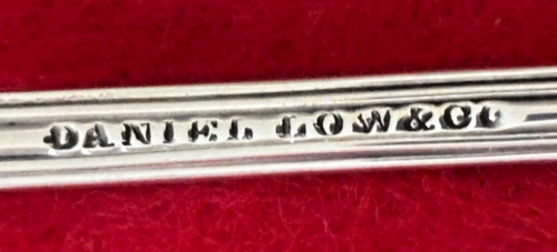DURGIN MADAM ROYALE STERLING SILVER 8 7/8" LETTUCE FORK - MONOGRAM - Picture 5 of 6