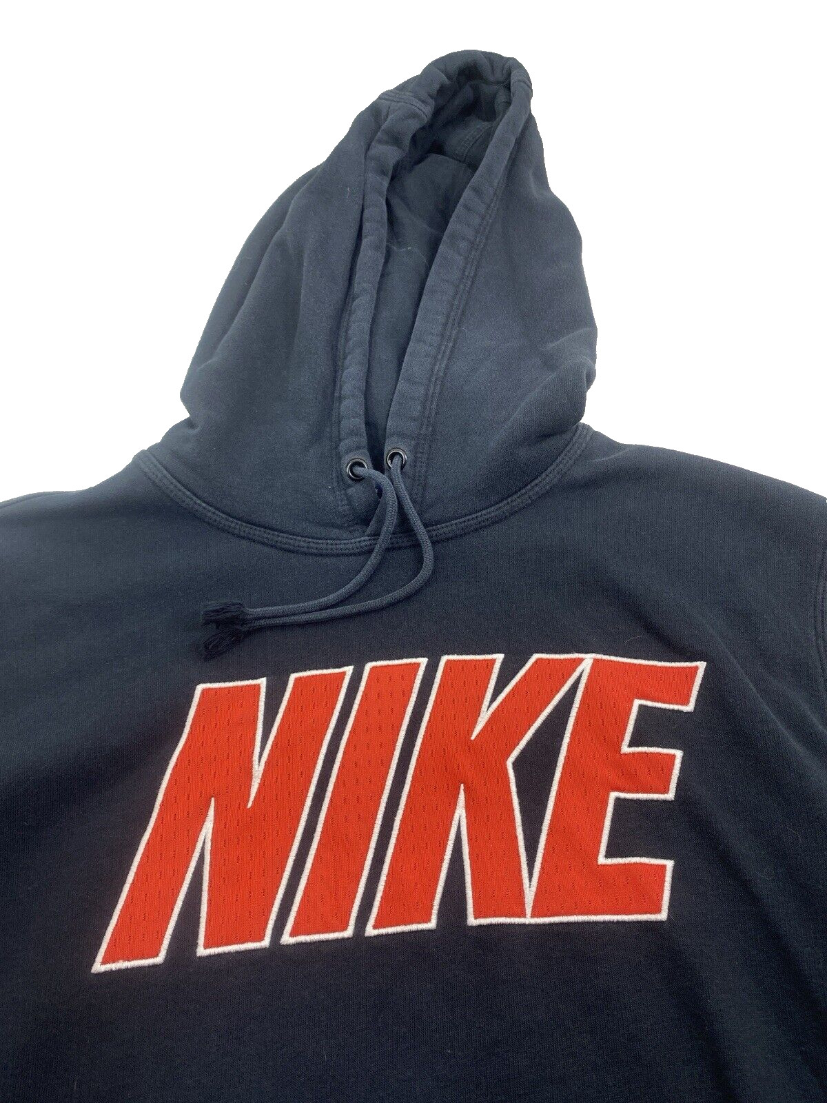 Nike Sweatshirt Hoodie Hooded Pullover Mens Large Black Nike Red 576978 thumbnail 7