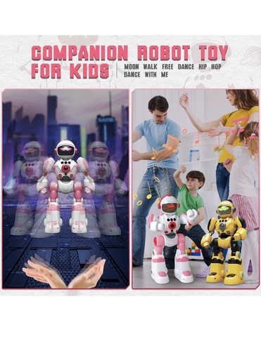 Robot Toys for Kids 3-5, Robot for Girls 3 4 5 6 Year Old Upgrade Record Voic... - Picture 3 of 10