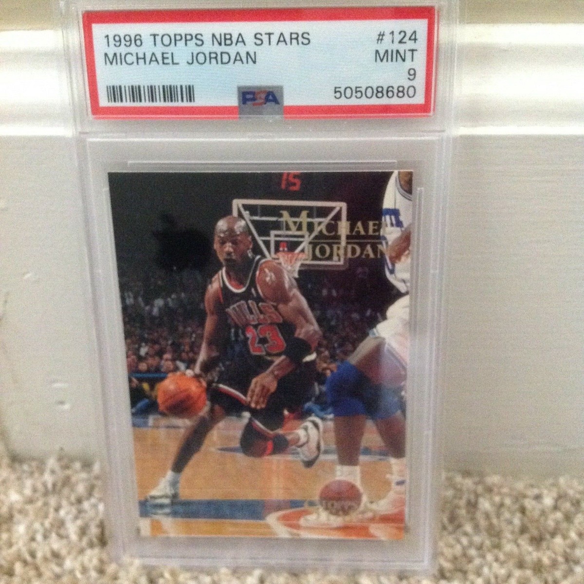 1996 Topps NBA Stars Michael Jordan #124 - PSA 9 | eBay 1996 Topps NBA Stars Michael Jordan #124 - PSA 9 | eBay