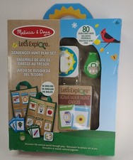 Melissa Doug Lets Explore Indoor/Outdoor Scavenger Hunt Play Set Ages 4-8 NEW