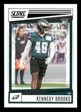 2022 Score #344 Kennedy Brooks Rookie Philadelphia Eagles
