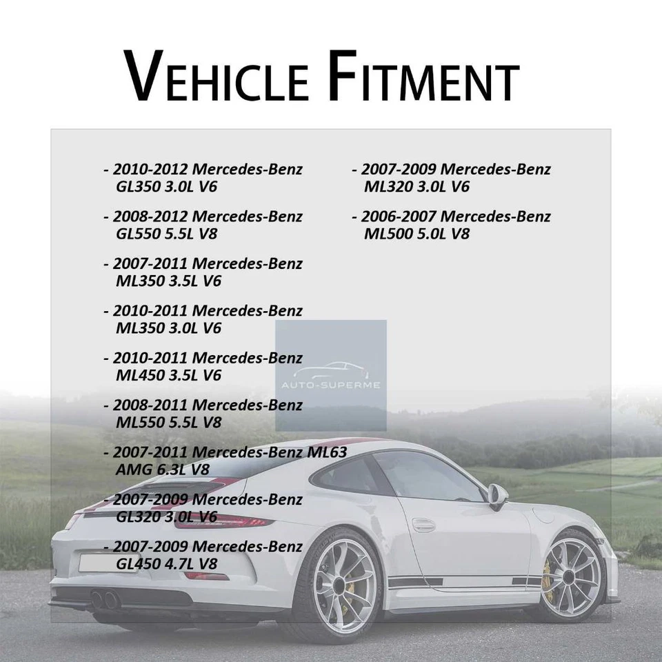 Extremo de barra de amarre de dirección exterior izquierda derecha 4x para Mercedes-Benz GL450 2007-2009 Foto 2 de 4
