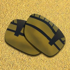 US Polarized Replacement Lenses for-OAKLEY Turbine OO9263 - Golden Brown Mirror