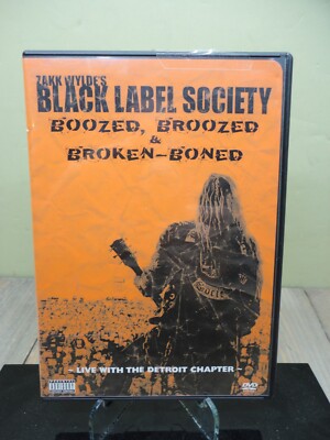 Black Label Society Boozed Broozed & Broken-boned DVD 2003 Black Label Society Boozed Broozed & Broken-boned DVD 2003