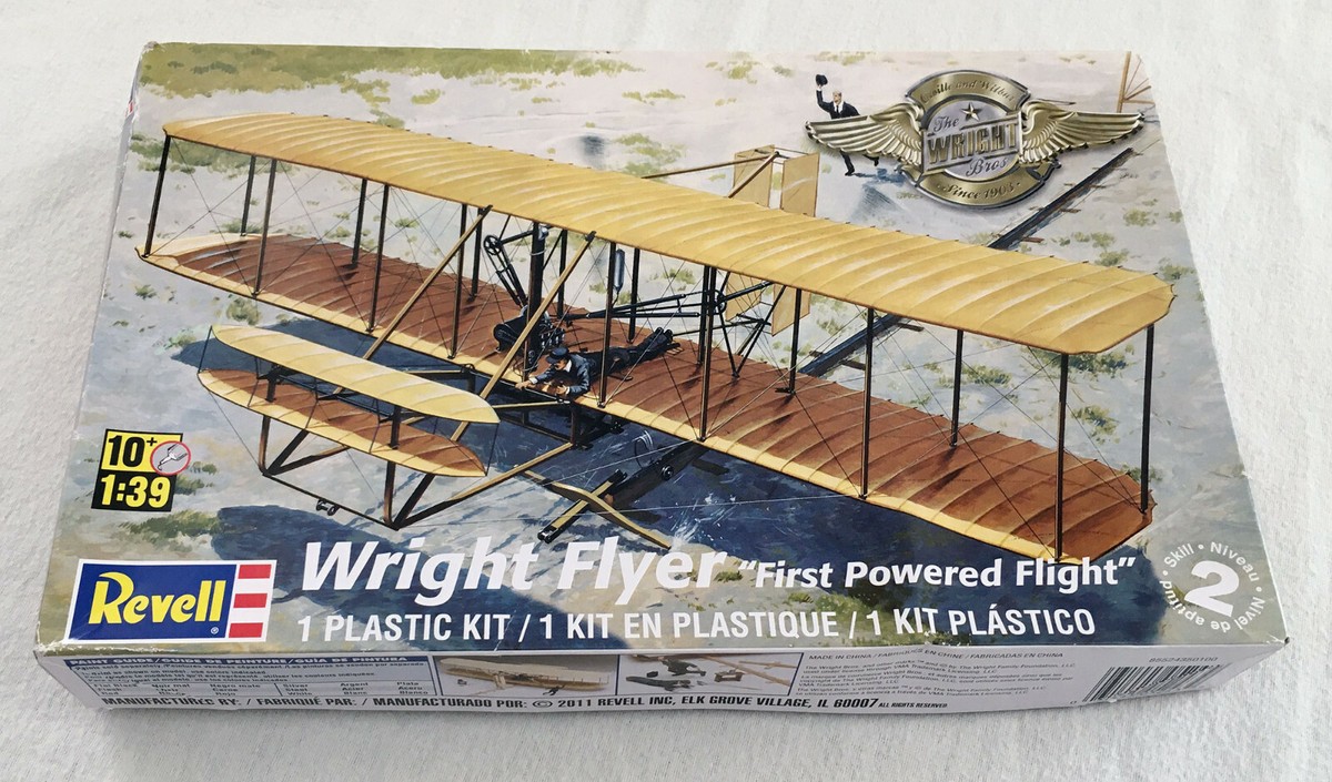 Revell 1:39 WRIGHT FLYER Plastic Model Kit OPEN BOX NEW