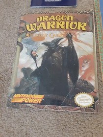 VTG 1989 Dragon Warrior (NES)  Strategy Guide W/POSTER/MANUAL/HANDBOOK READ!