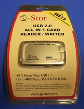 QMRU2231 Q-Stor USB 2.0 All In 1 Card Reader/Writer